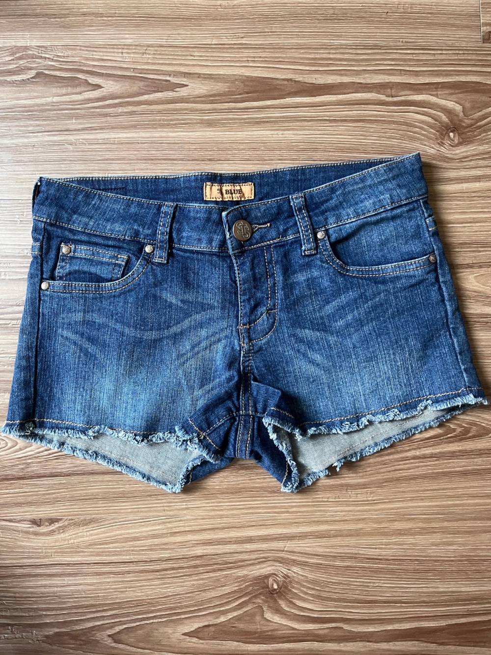 STS Blue Frayed Hem Denim Shorts